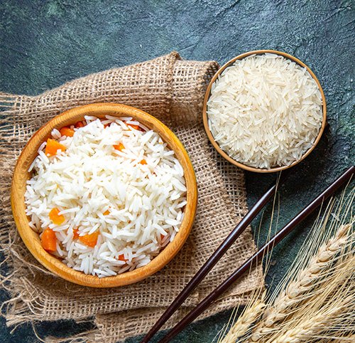 What are the health benefits of non-basmati rice